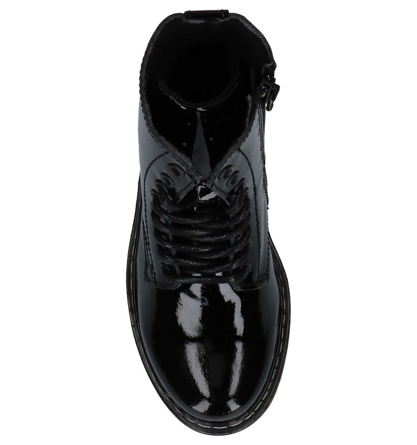 Bullboxer Chaussures hautes en Noir en cuir (221672)