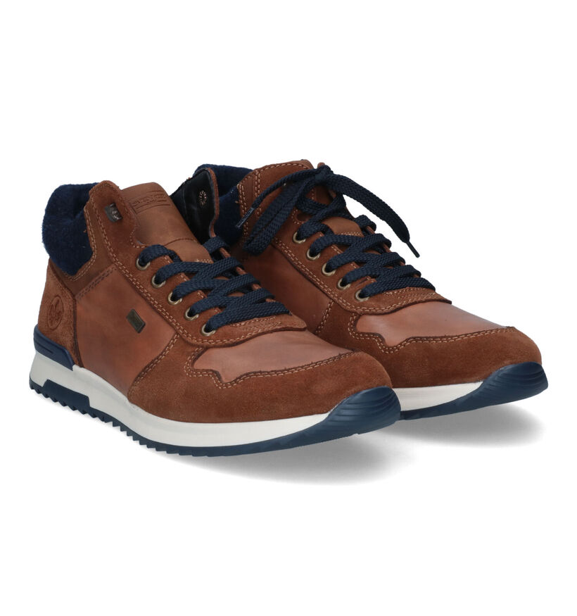 Rieker Chaussures hautes en Cognac pour hommes (297834) - pour semelles orthopédiques