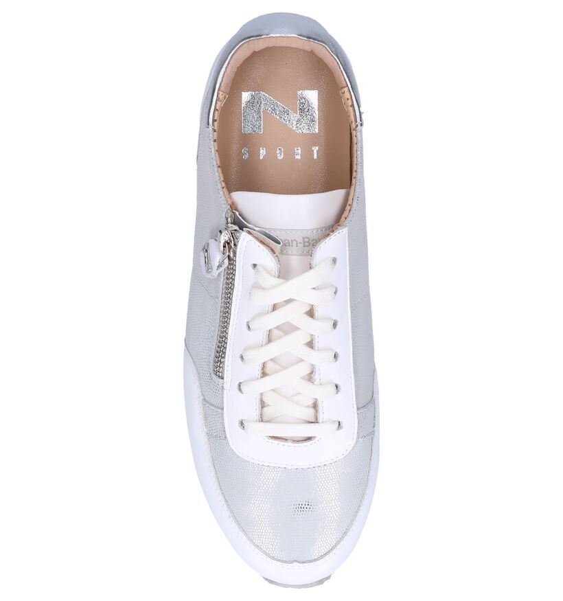 Zilveren Sneakers Nathan-Baume in leer (246210)