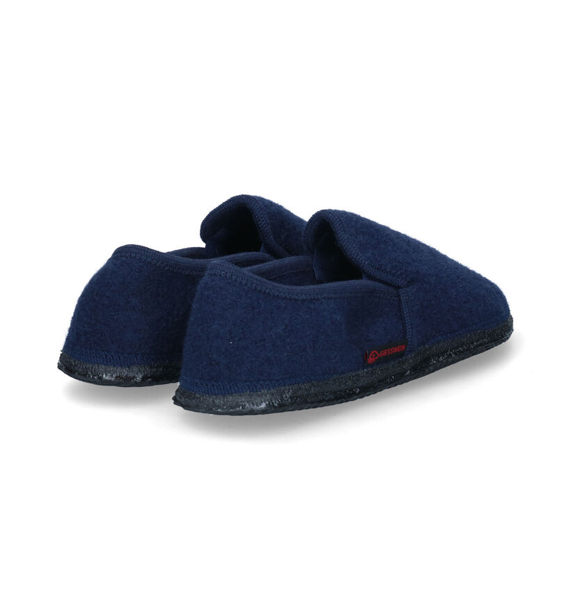 Giesswein Niederthal Pantoufles en Bleu pour hommes (333629)
