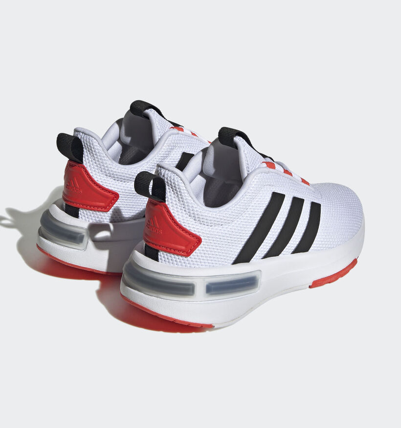 adidas Racer TR23 K Baskets en Blanc pour filles, gar&ccedil;ons (341659)