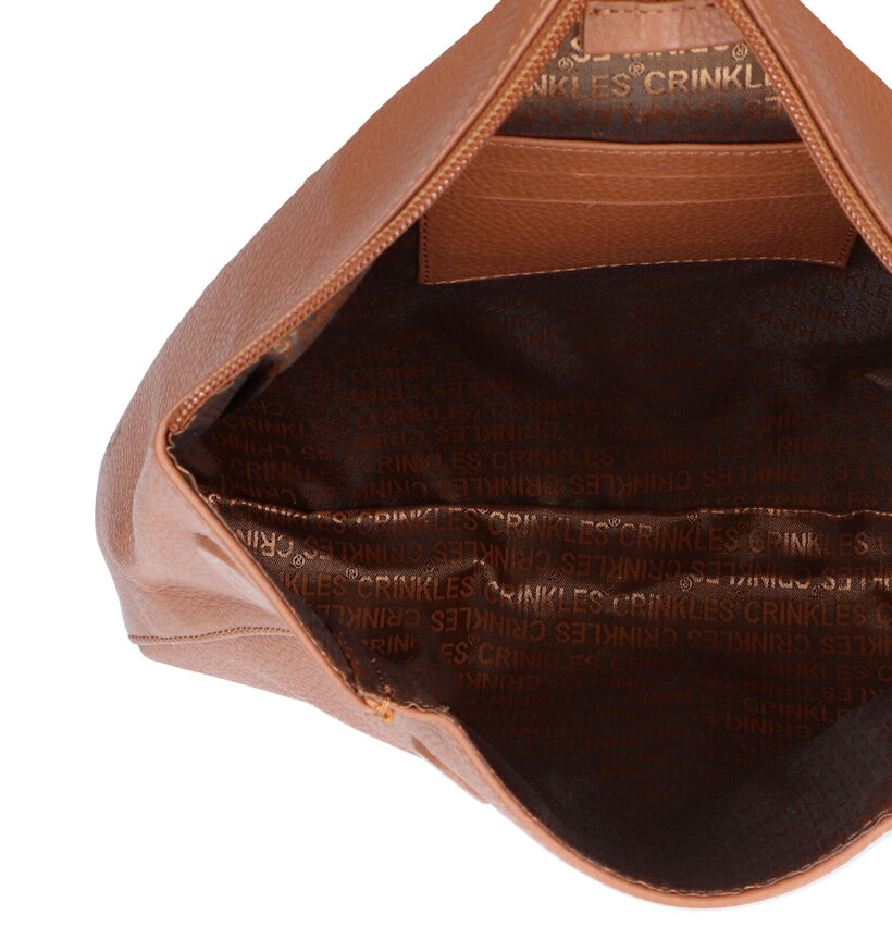 Crinkles Cognac Rugzakje voor dames (309302)