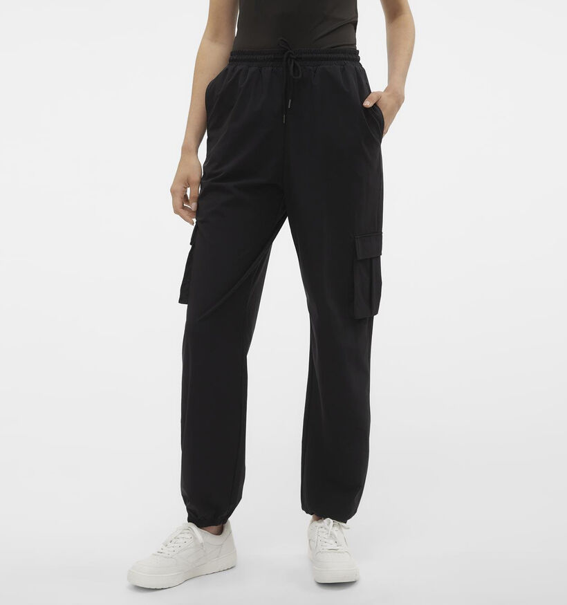 Vero Moda Kimberly Pantalon cargo en Noir pour femmes (341993)