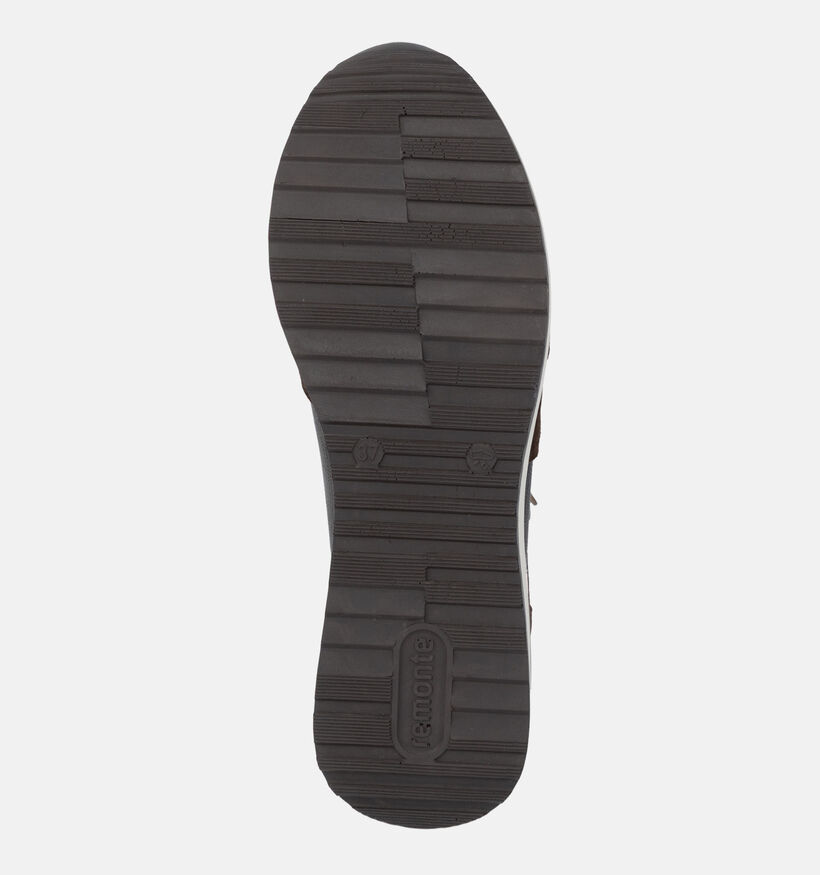 Remonte Bruine Lage Sneakers voor dames (379860) - geschikt voor steunzolen