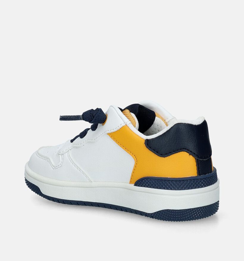 Geox Washiba Witte Sneakers voor jongens (335781) - geschikt voor steunzolen