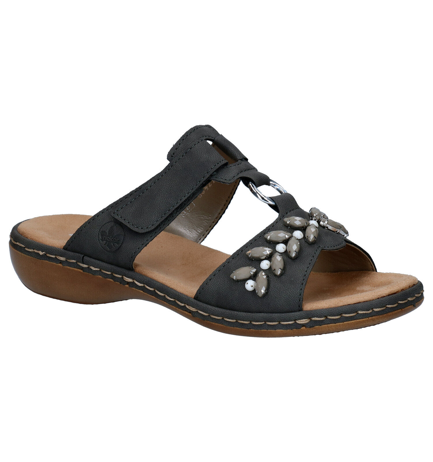 Rieker Grijze Slippers | TORFS.BE | Gratis verzend en retour