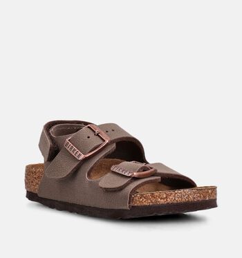 Birkenstock Milano Sandalen Mocca/DESERT SOIL BASALT GRAY/Navy/Desert Soil Thyme/Ochre