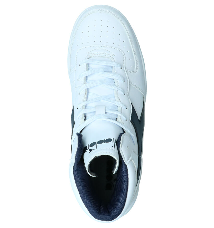 Diadora Mi Basket Witte Sneakers in kunstleer (264251)