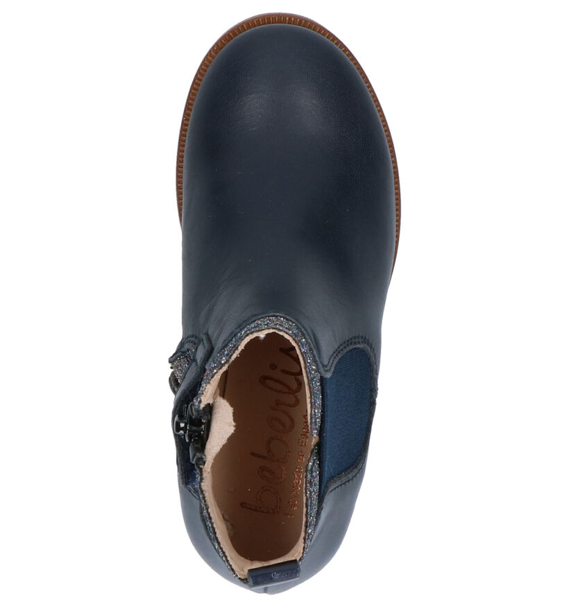 Beberlis Chaussures hautes en Bleu en cuir (258938)