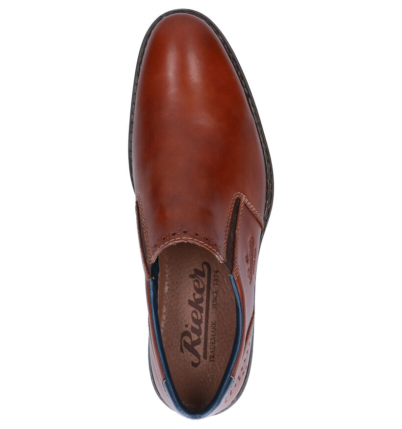 Rieker Chaussures slip-on en Cognac en cuir (262173)