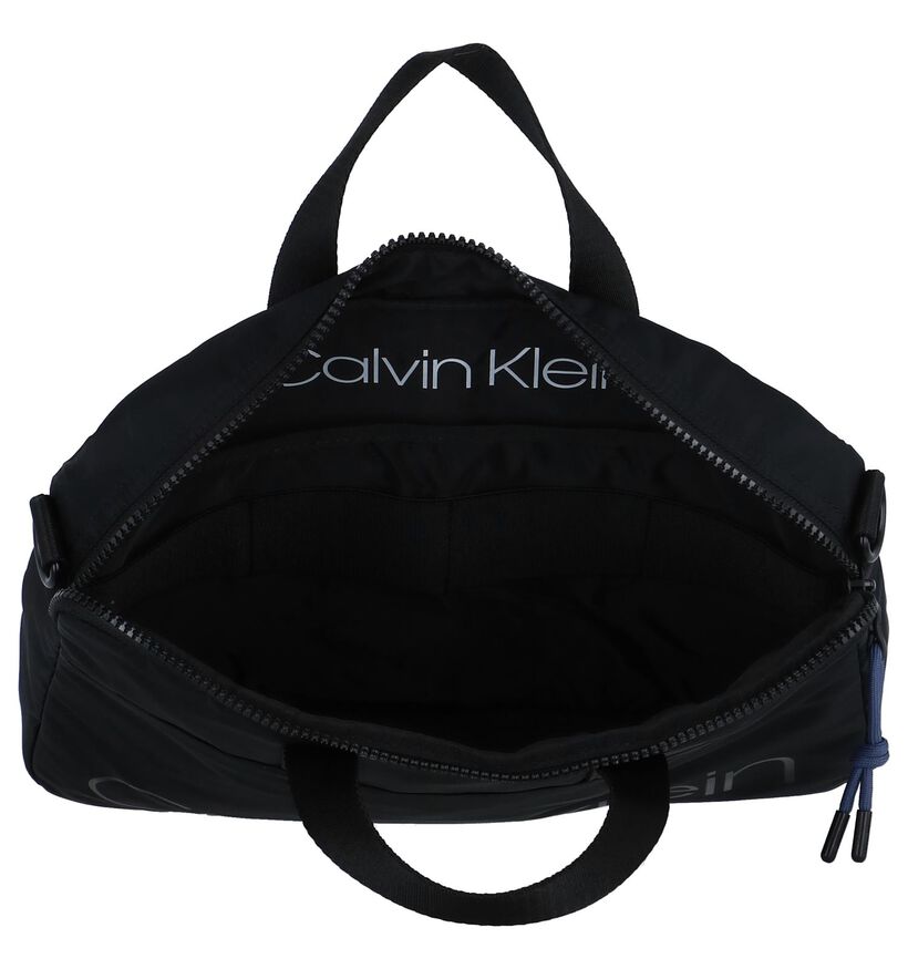 Zwarte Laptoptas Calvin Klein Trail Slim in stof (257288)