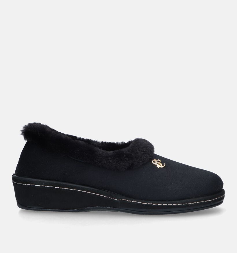 Scapa Zwarte Pantoffels voor dames (332650)