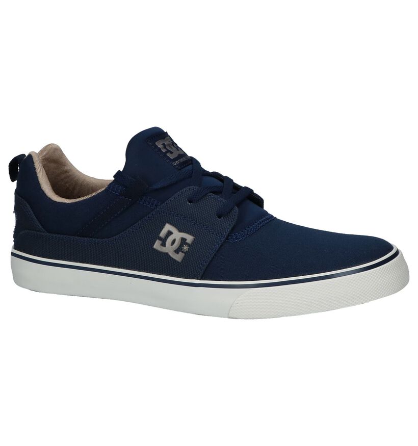 Slip-on Sneakers Donkerblauw DC Shoes Heathrow V TX in stof (210580)