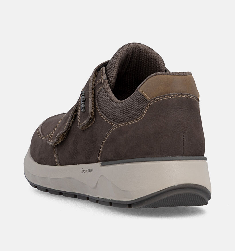 Rieker Antistress Chaussures plates en Brun fonc&eacute; pour hommes (376520) - pour semelles orthop&eacute;diques