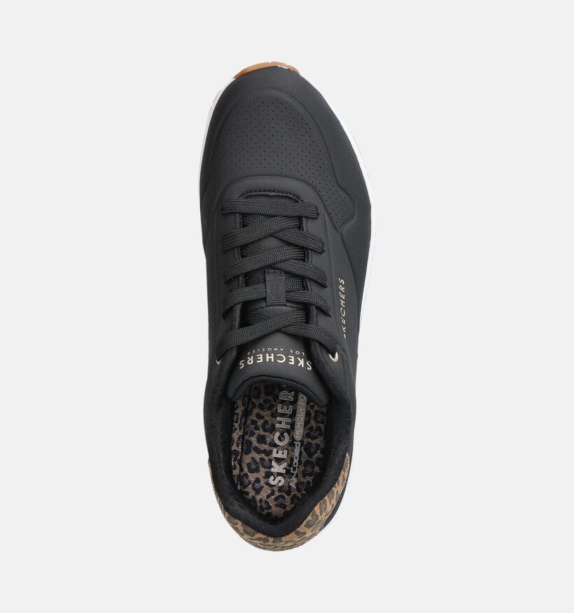 Skechers UNO JUNGLE NITE Baskets sportives en Noir pour femmes (360899) - pour semelles orthopédiques
