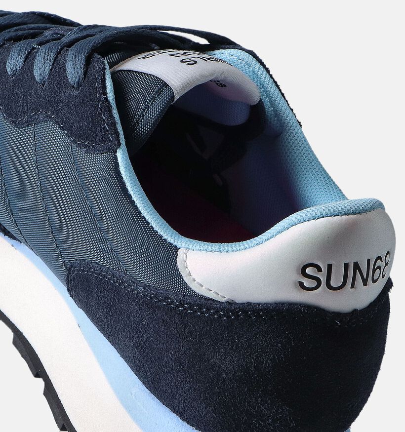 Sun68 Ally Solid Nylon Blauwe Sneakers voor dames (351694) - geschikt voor steunzolen