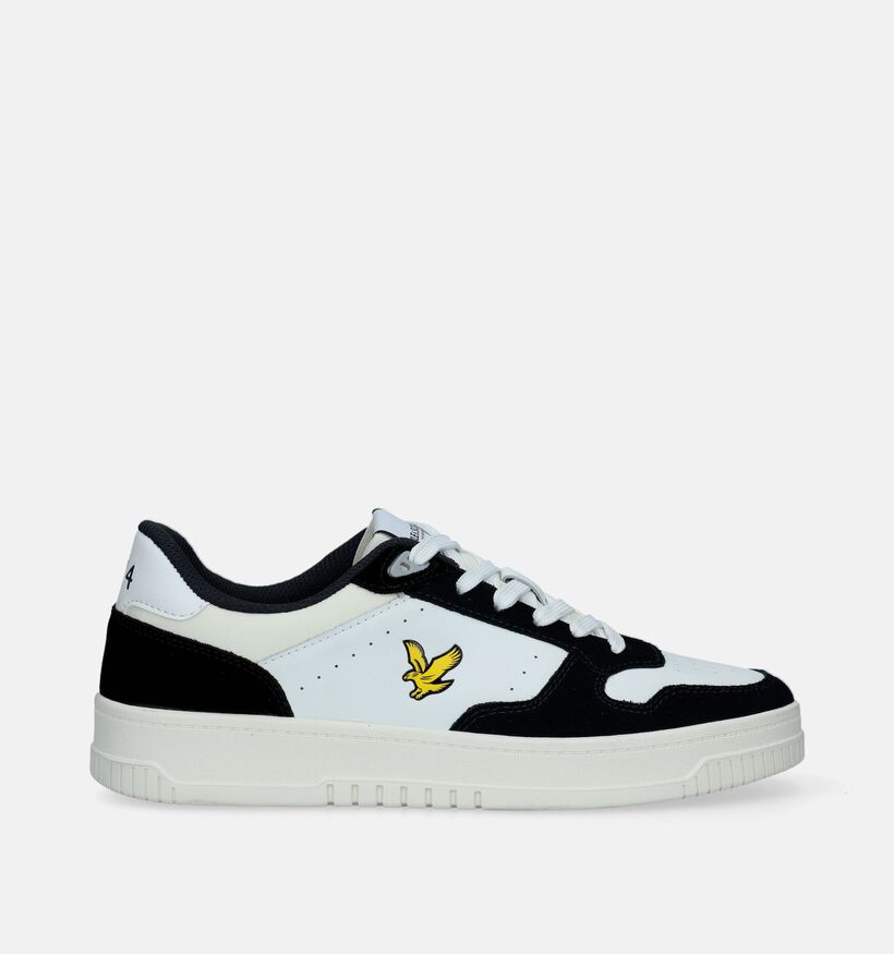 Lyle & Scott Culross SPT Witte Veterschoenen voor heren (349139) - geschikt voor steunzolen