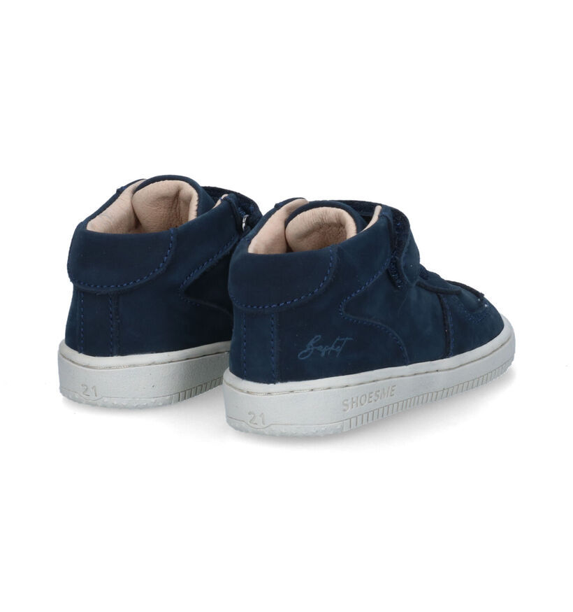Shoesme Blauwe Sneakers voor jongens (315185) - geschikt voor steunzolen