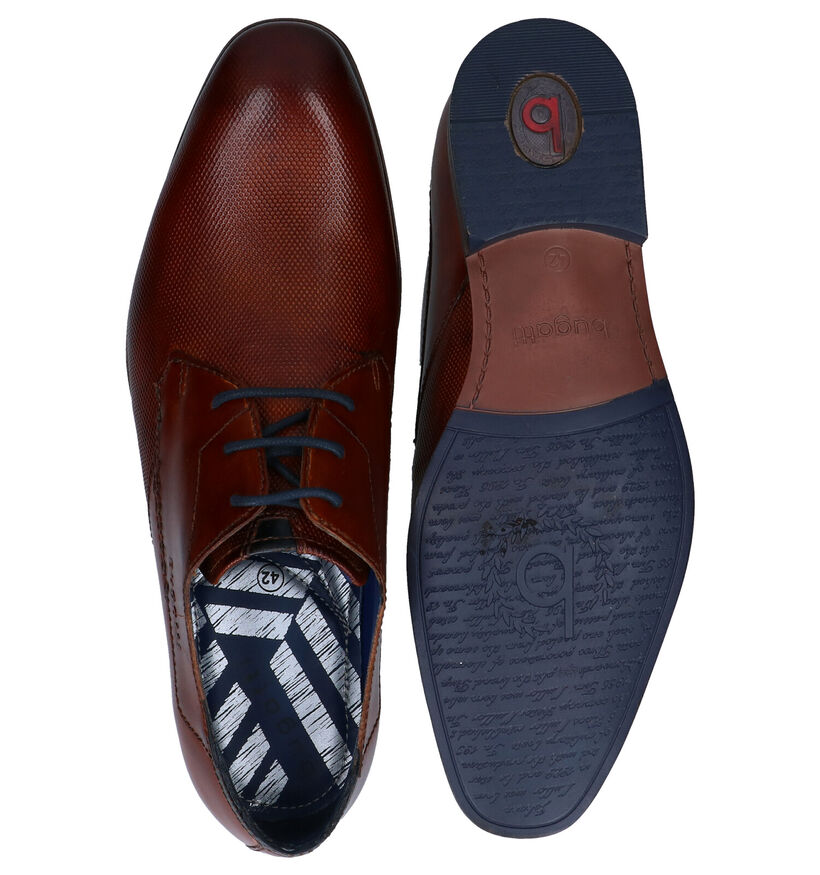Bugatti Mattia Chaussures habill&eacute;es en Cognac en cuir (281777)