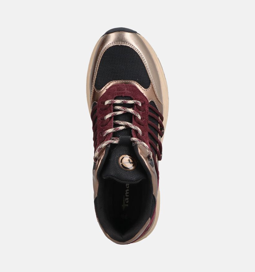 Tamaris Gouden/Multi Veterschoenen voor dames (378110) - geschikt voor steunzolen
