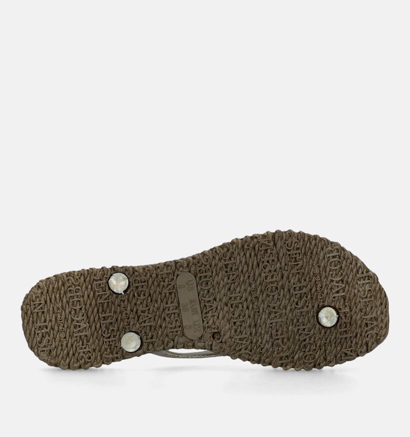 Ilse Jacobsen Cheerful Tongs en Écru pour femmes (335806)