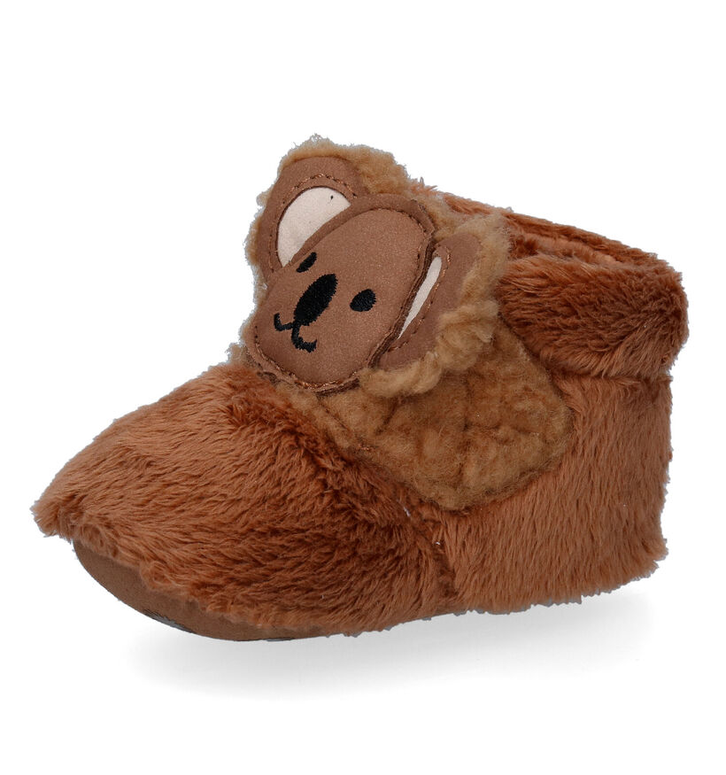 UGG Bixbee Koala Stuffie Pantoufles en Cognac en textile (294882)