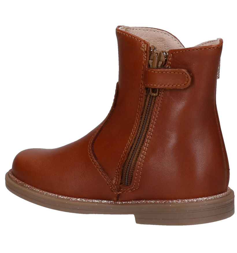 K3 Bottes basses en Cognac en cuir (282847)