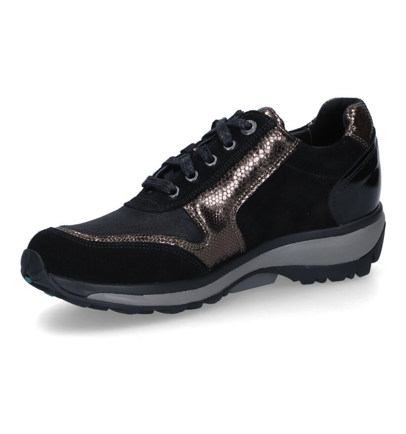 Xsensible Wembley Zwarte Sneakers voor dames (332377) - geschikt voor steunzolen