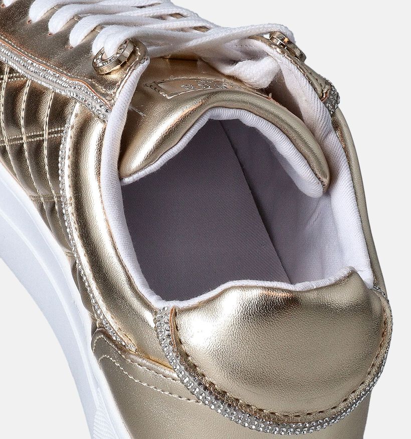 Guess Gratea Gouden Veterschoenen voor dames (350427) - geschikt voor steunzolen