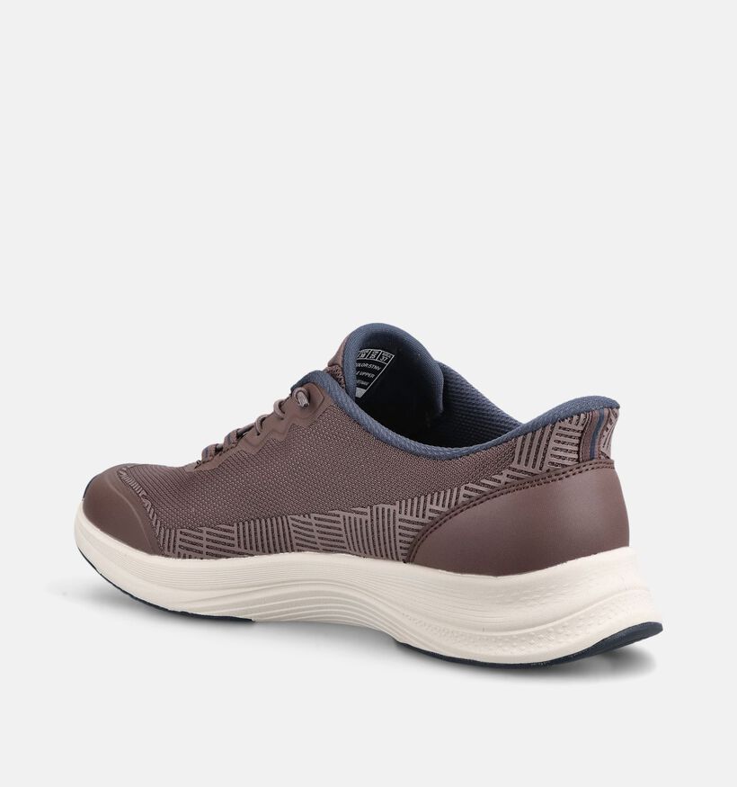 Skechers Arch Fit Bruine Sneakers voor dames (377981) - geschikt voor steunzolen