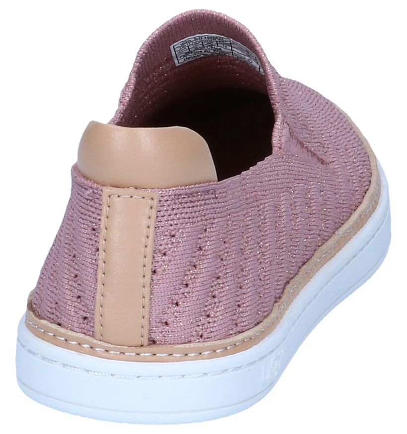 UGG Sammy Chevron Zwarte Instappers in stof (266814)