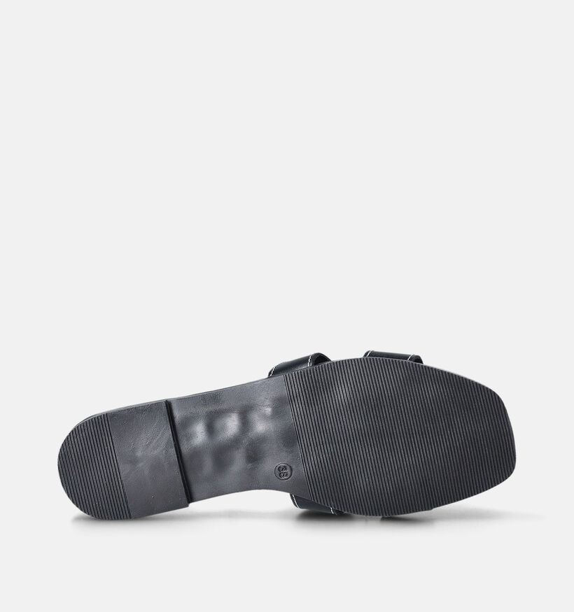 Oh My Sandals Zwarte Platte Slippers voor dames (357760)