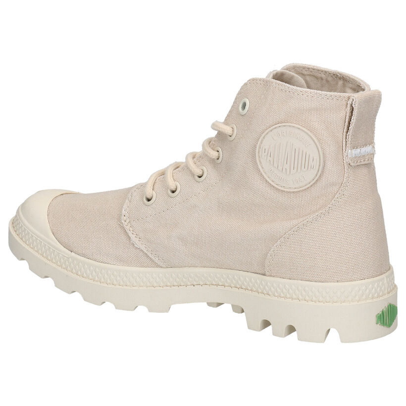 Palladium Hi Organic Kaki Boots in stof (267405)