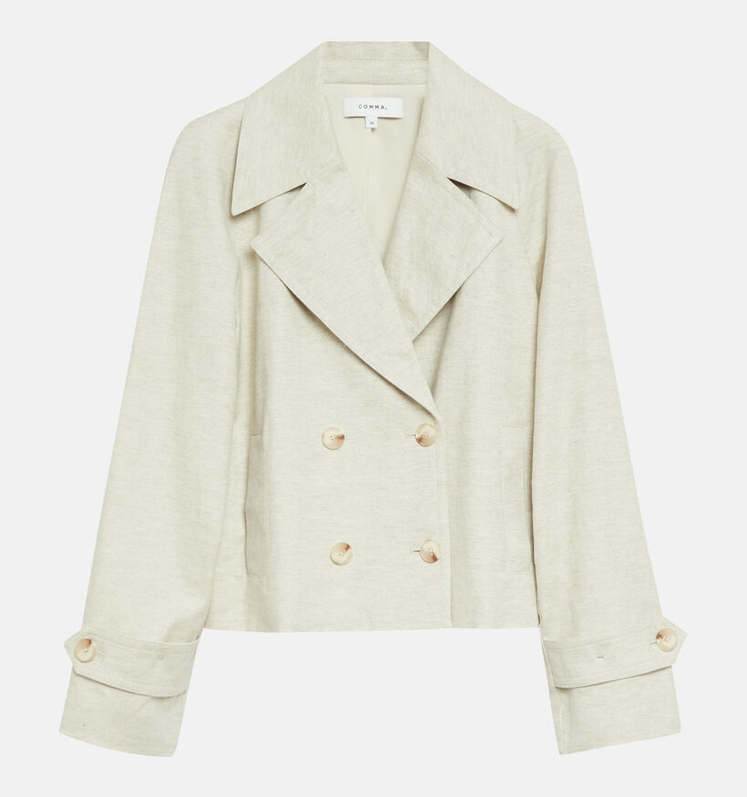comma Manteau court en Beige pour femmes (373146)