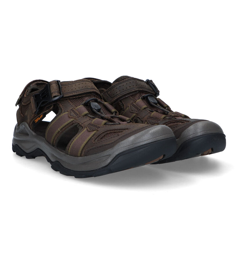 Teva Omnium Sandales en Brun pour hommes (321955)