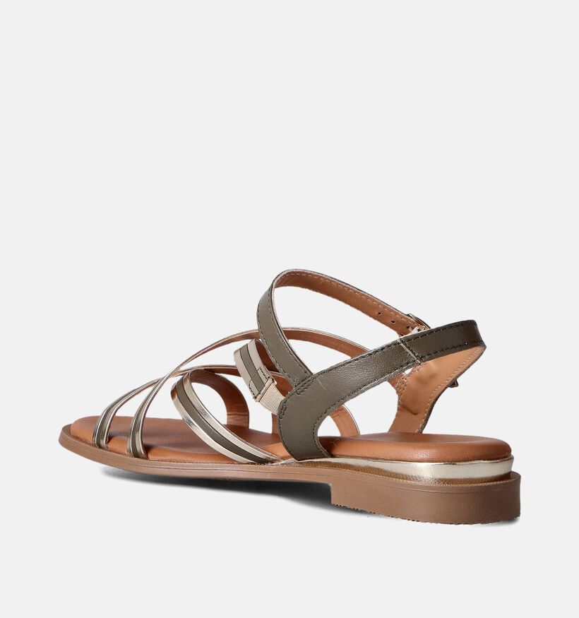 Tamaris Groene Platte sandalen voor dames (354357)