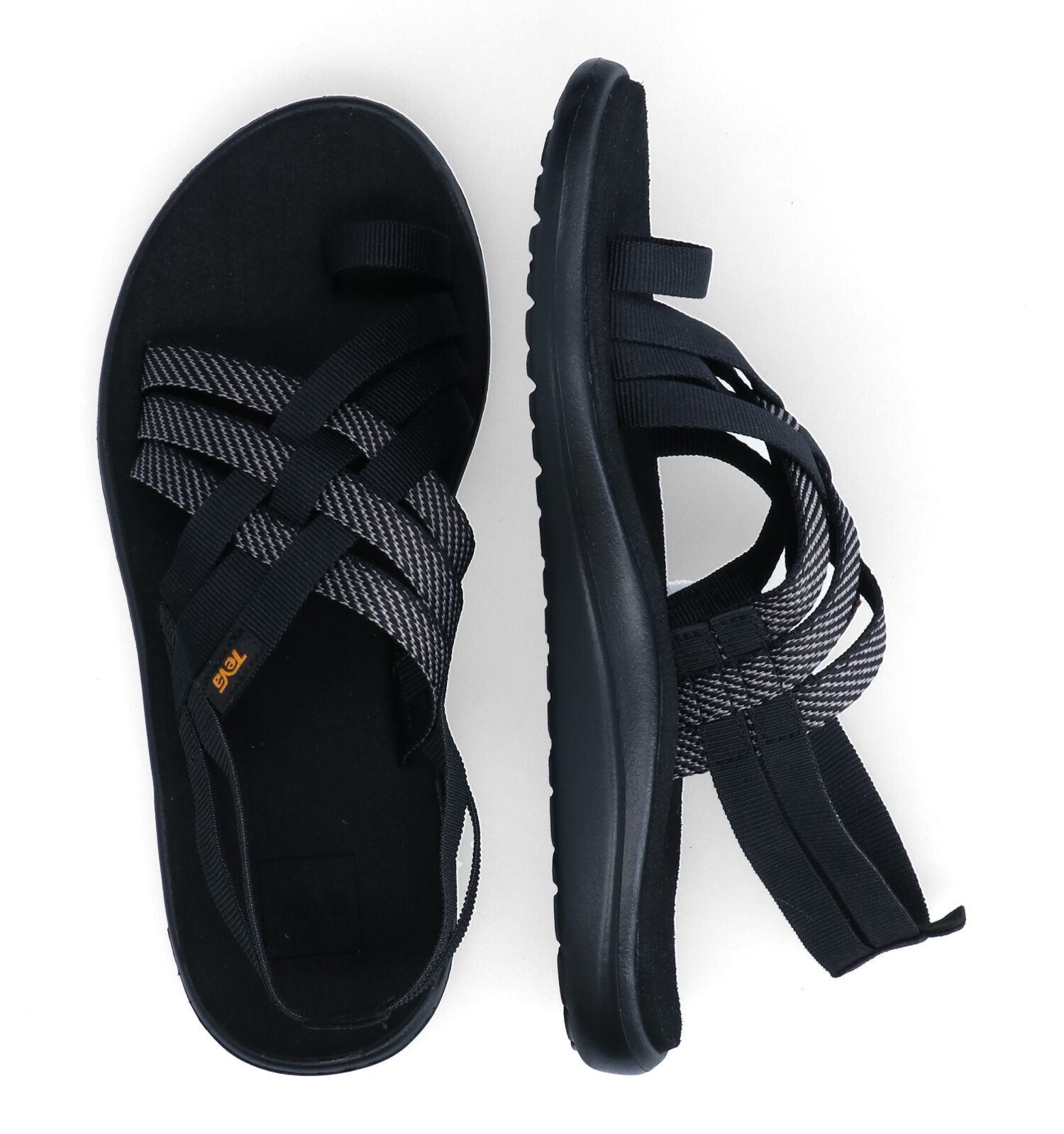 Teva Voya Strappy Zwarte Sandalen Dames Sandalen Outdoorschoenen Online op TORFS.BE
