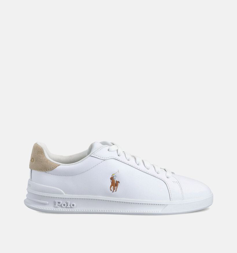 Polo Ralph Lauren Baskets habill&eacute;es en Blanc pour femmes (369537)