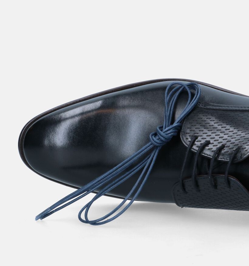 Ambiorix Igor Zwarte Geklede Veterschoenen voor heren (327706)