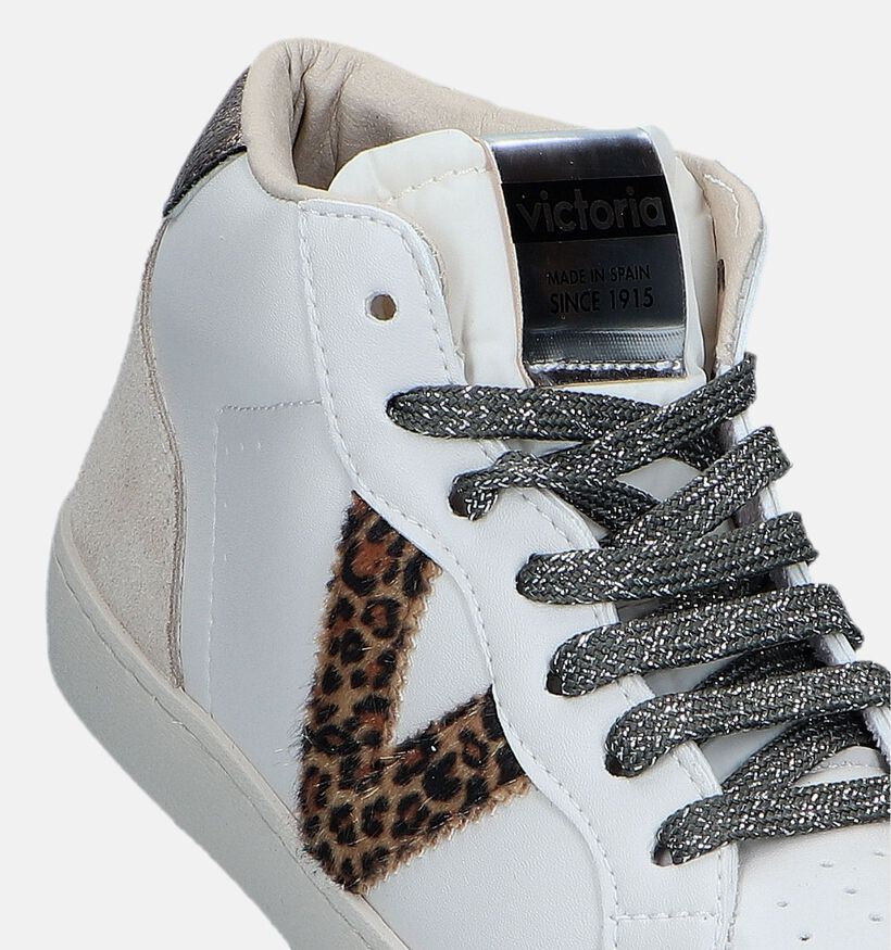 Victoria Witte Hoge sneakers voor dames (330182)