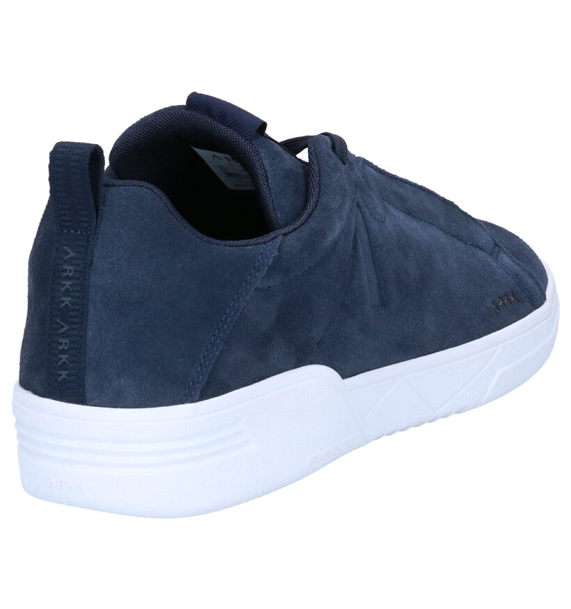 ARKK Uniklass Chaussures à lacets en Bleu en daim (271000)