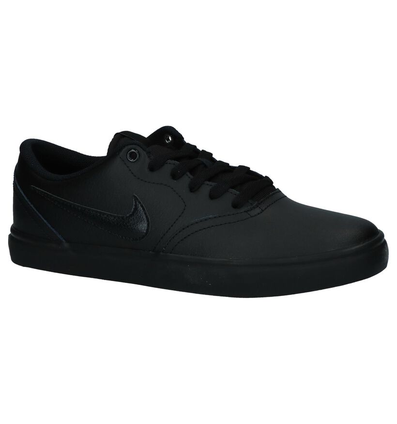 Nike SB Skate sneakers en Noir en cuir (234064)