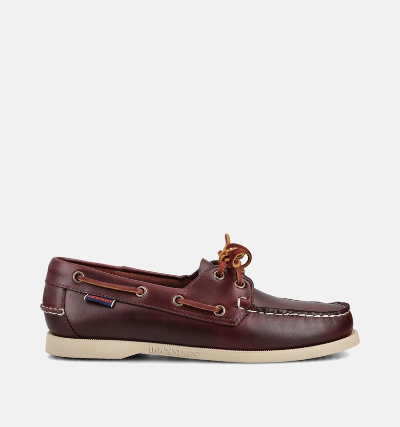 Sebago Portland Waxed Chaussures bateau en Marron pour femmes (370231)