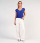 Vila Kita Corduroy Beige Geklede Broek voor dames (361307)