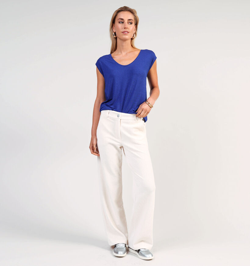 Vila Kita Corduroy Beige Geklede Broek voor dames (361307)
