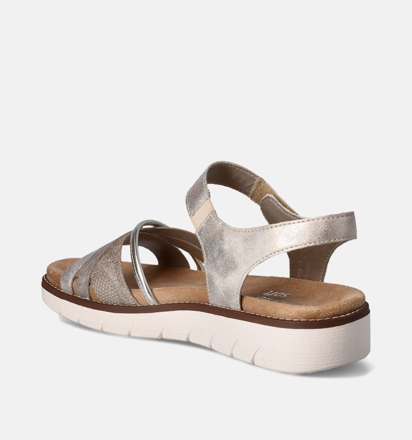 Remonte Sandalen Goud voor dames (354848) - geschikt voor steunzolen