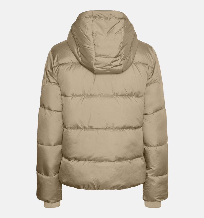 Pieces Bee Puffer Jacket Beige Jas voor dames (361159)