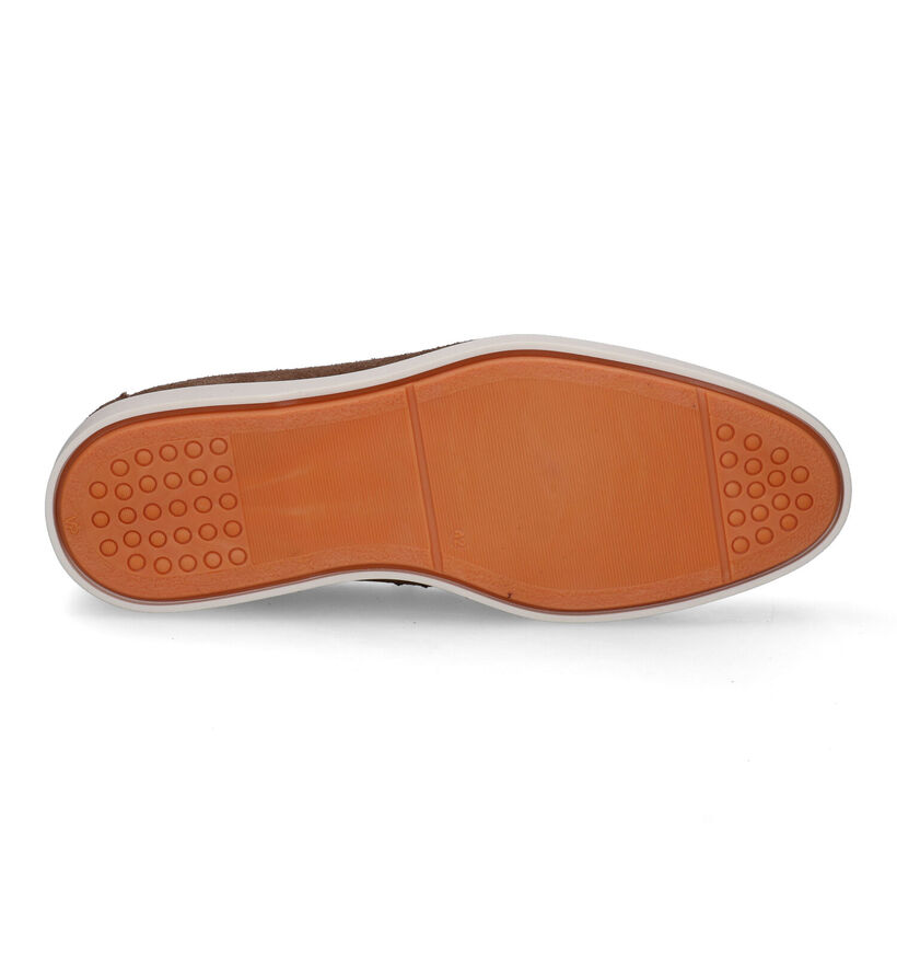 Via Borgo Chaussures à enfiler en Brun foncé pour hommes (310427)