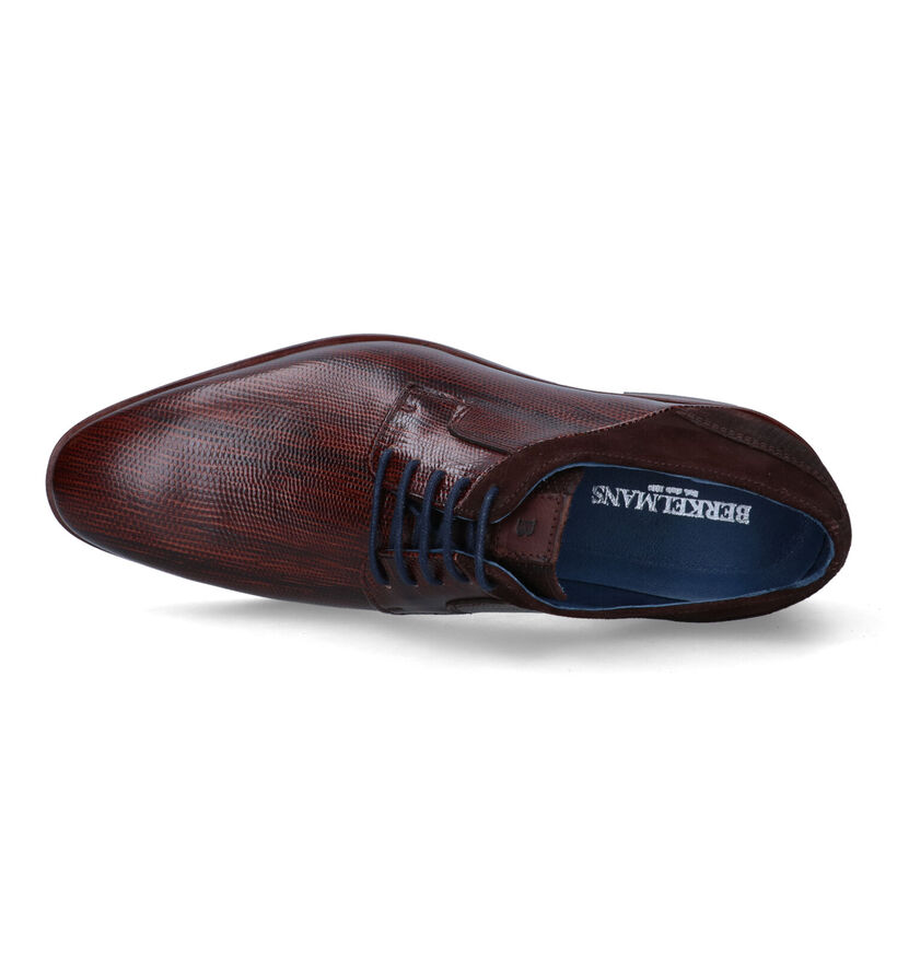 Berkelmans Interlagos Chaussures habillées en Marron pour hommes (323071) - pour semelles orthopédiques