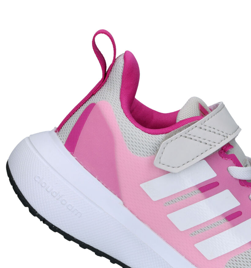 adidas Fortarun EL Baskets en Rose pour filles (324963) - pour semelles orthopédiques